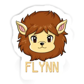 Autocollant Tête de lion Flynn Image