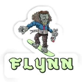 Snowboardeur Autocollant Flynn Image
