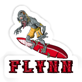 Autocollant Cavalier des vagues Flynn Image