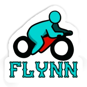 Sticker Motorradfahrer Flynn Image