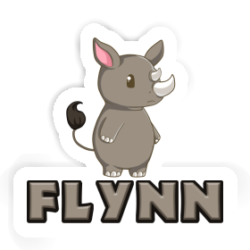 Flynn Autocollant Rhino Image