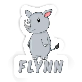 Autocollant Flynn Rhinocéros Image