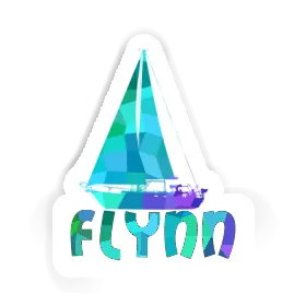 Sticker Flynn Sailboat Image