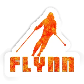 Flynn Autocollant Skieuse Image