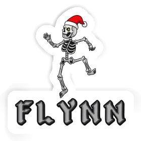 Squelette de Noël Autocollant Flynn Image