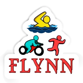 Autocollant Triathlète Flynn Image