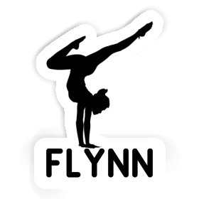 Autocollant Flynn Femme de yoga Image