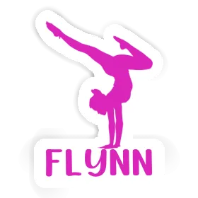 Autocollant Flynn Femme de yoga Image