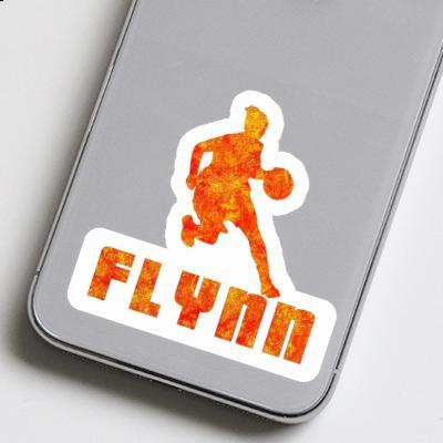 Joueuse de basket-ball Autocollant Flynn Image
