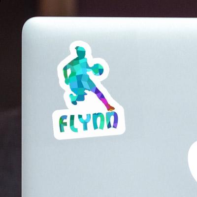 Basketballspielerin Sticker Flynn Laptop Basketballspielerin Sticker Flynn Laptop Image