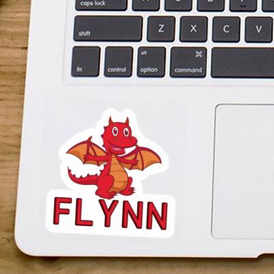 Drache Aufkleber Flynn Notebook Image