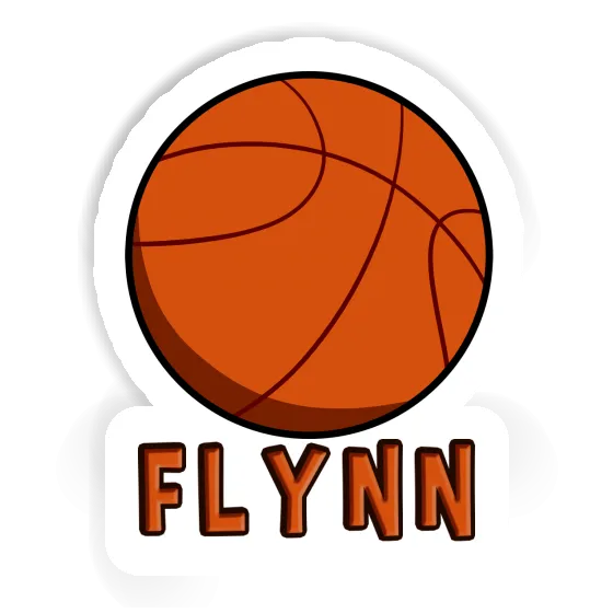 Flynn Sticker Basketball Ball Notebook Image