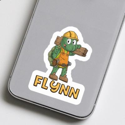 Aufkleber Flynn Bauarbeiter Laptop Image