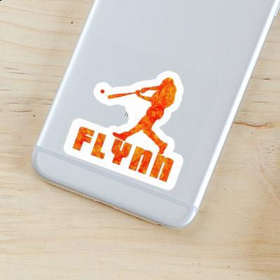 Sticker Flynn Baseball Player Image