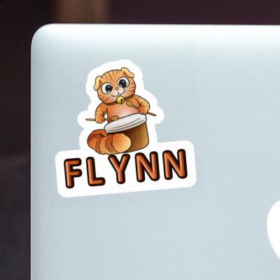 Trommlerin Aufkleber Flynn Laptop Image