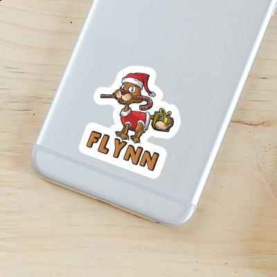 Christmas Cat Sticker Flynn Christmas Cat Sticker Flynn Image