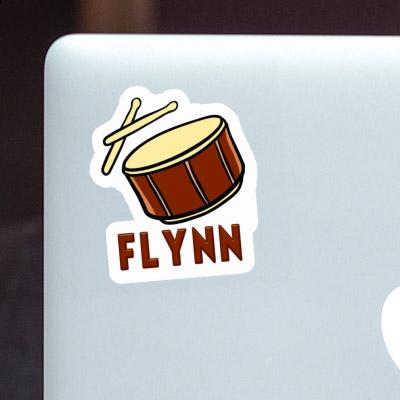 Aufkleber Trommel Flynn Laptop Image