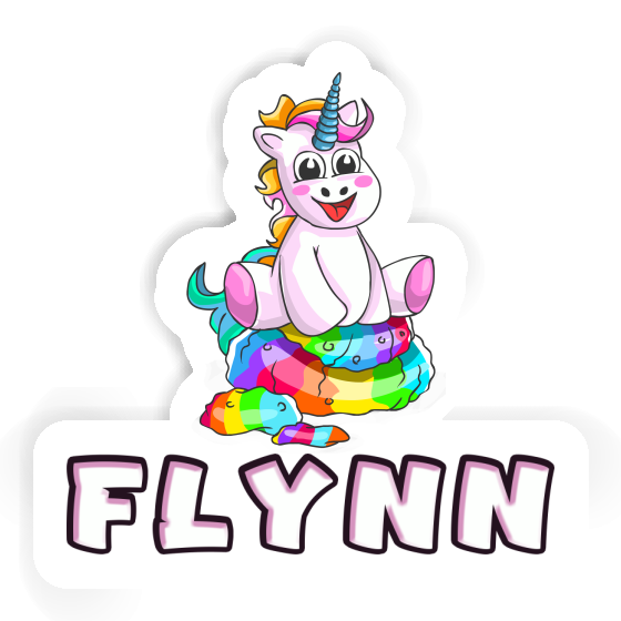 Flynn Aufkleber Baby Einhorn Image