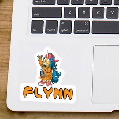 Sticker Hip-Hop Unicorn Flynn Laptop Image