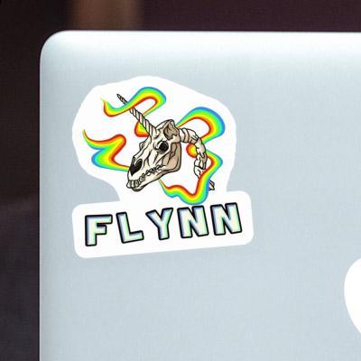 Crâne de licorne Autocollant Flynn Gift package Image