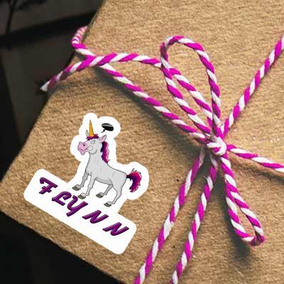 Sticker Flynn Unicorn Laptop Image