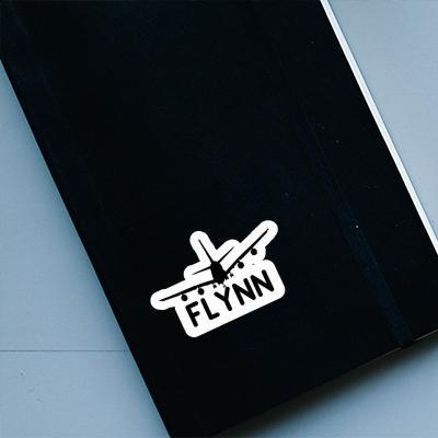 Sticker Flynn Airplane Image
