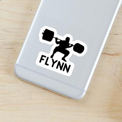 Flynn Aufkleber Gewichtheber Notebook Image