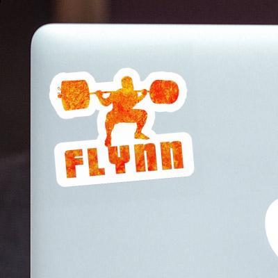Sticker Gewichtheber Flynn Notebook Image