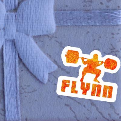 Sticker Gewichtheber Flynn Gift package Image