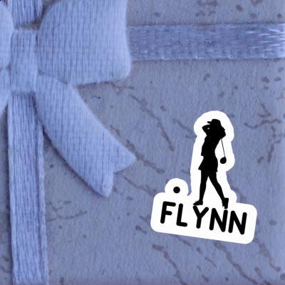 Flynn Autocollant Golfeuse Notebook Image