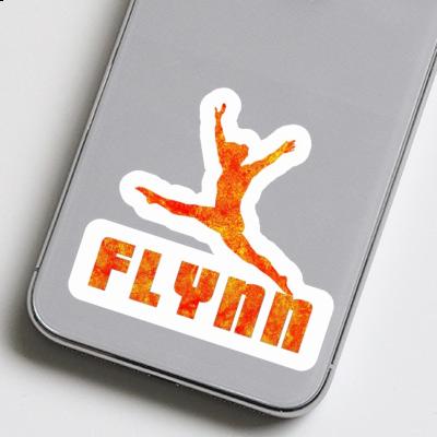 Sticker Flynn Gymnast Notebook Sticker Flynn Gymnast Gift package Image