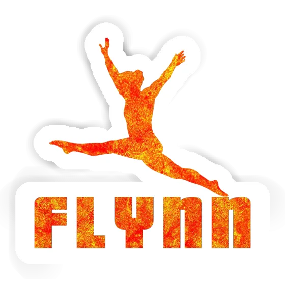 Autocollant Gymnaste Flynn Laptop Image