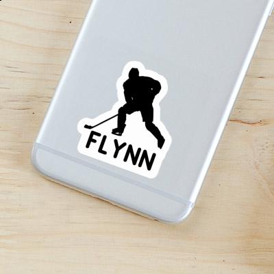 Flynn Autocollant Joueur de hockey Notebook Image
