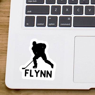 Flynn Sticker Eishockeyspieler Notebook Image