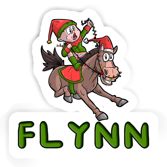 Cheval de Noël Autocollant Flynn Gift package Image