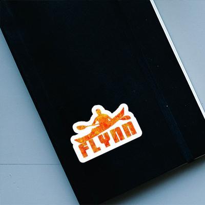 Kajakfahrer Aufkleber Flynn Image