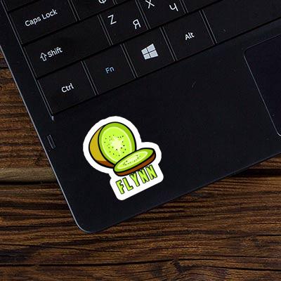 Flynn Autocollant Kiwi Laptop Image