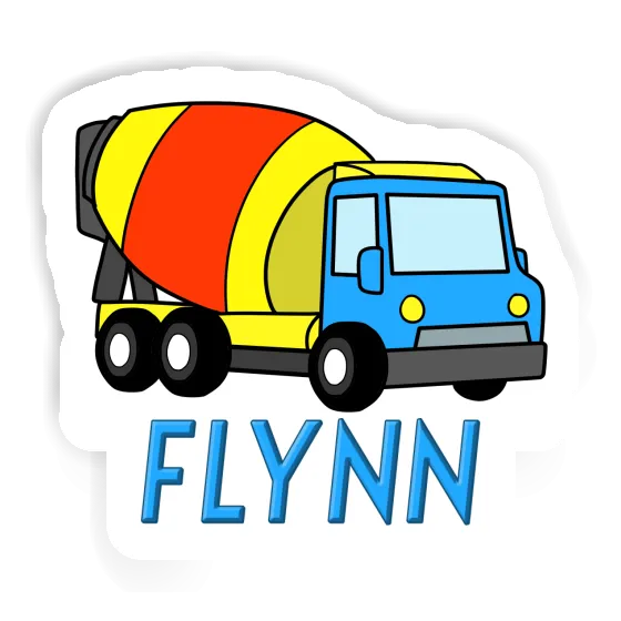 Camion malaxeur Autocollant Flynn Image