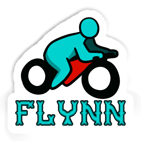 Sticker Motorradfahrer Flynn Image