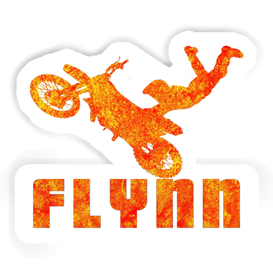 Autocollant Flynn Motocrossiste Laptop Image