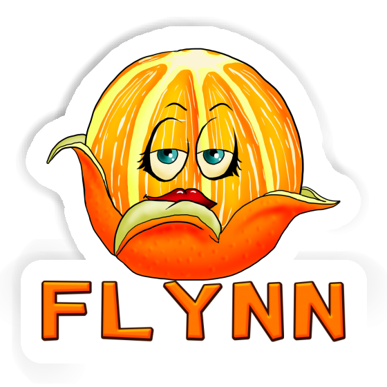 Orange Aufkleber Flynn Image