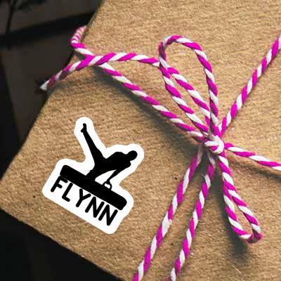 Flynn Sticker Gymnast Laptop Flynn Sticker Gymnast Laptop Image