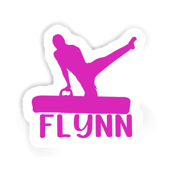 Gymnast Sticker Flynn Laptop Image