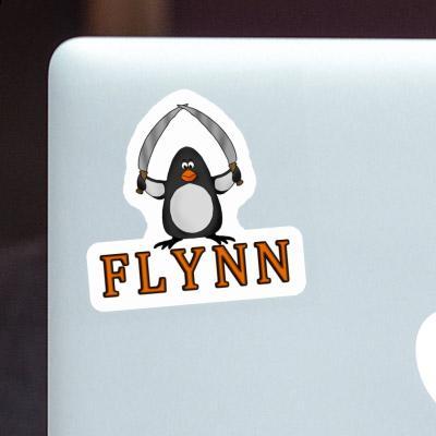 Flynn Autocollant Pingouin de combat Notebook Image