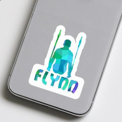 Ring gymnast Sticker Flynn Notebook Image