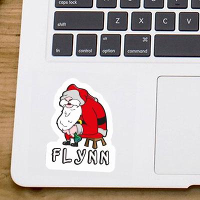 Autocollant Flynn Père Noël Autocollant Flynn Père Noël Image