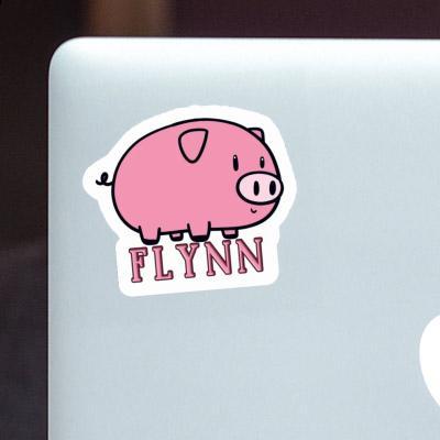 Cochon Autocollant Flynn Image