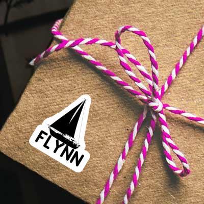 Sticker Flynn Sailboat Laptop Sticker Flynn Sailboat Laptop Image
