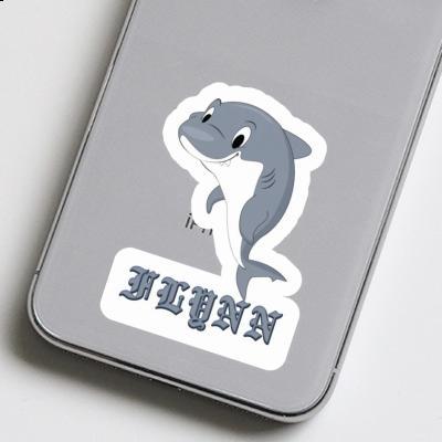 Sticker Flynn Shark Laptop Image