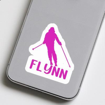 Flynn Autocollant Skieuse Notebook Flynn Autocollant Skieuse Gift package Image